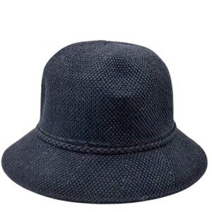 Marcus Adler Black Woven Bucket Hat
